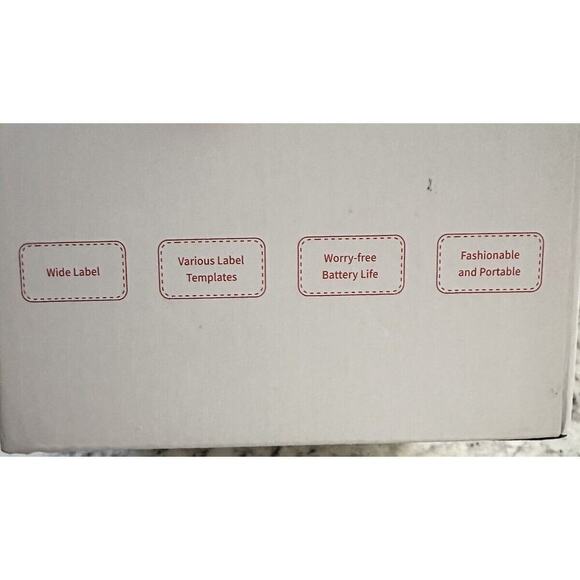 M220 Label Maker Bluetooth Sticker Machine Barcode Label Printe - Picture 4 of 6